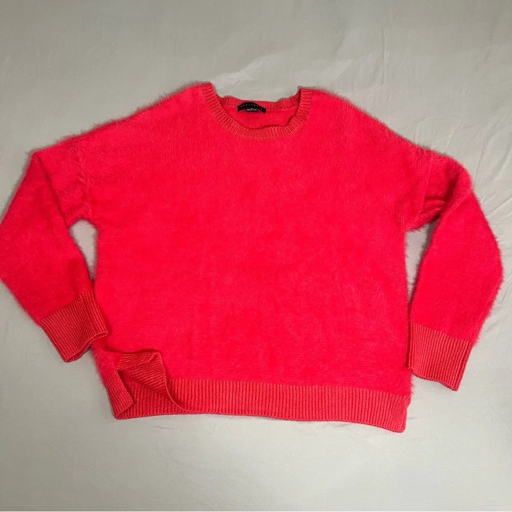 SANCTUARY FLUFF IT UP SWEATER ROUGE Size M - Picture 5 of 14